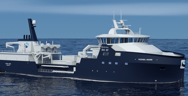 Wizualizacja statku Ronja Ocean.
